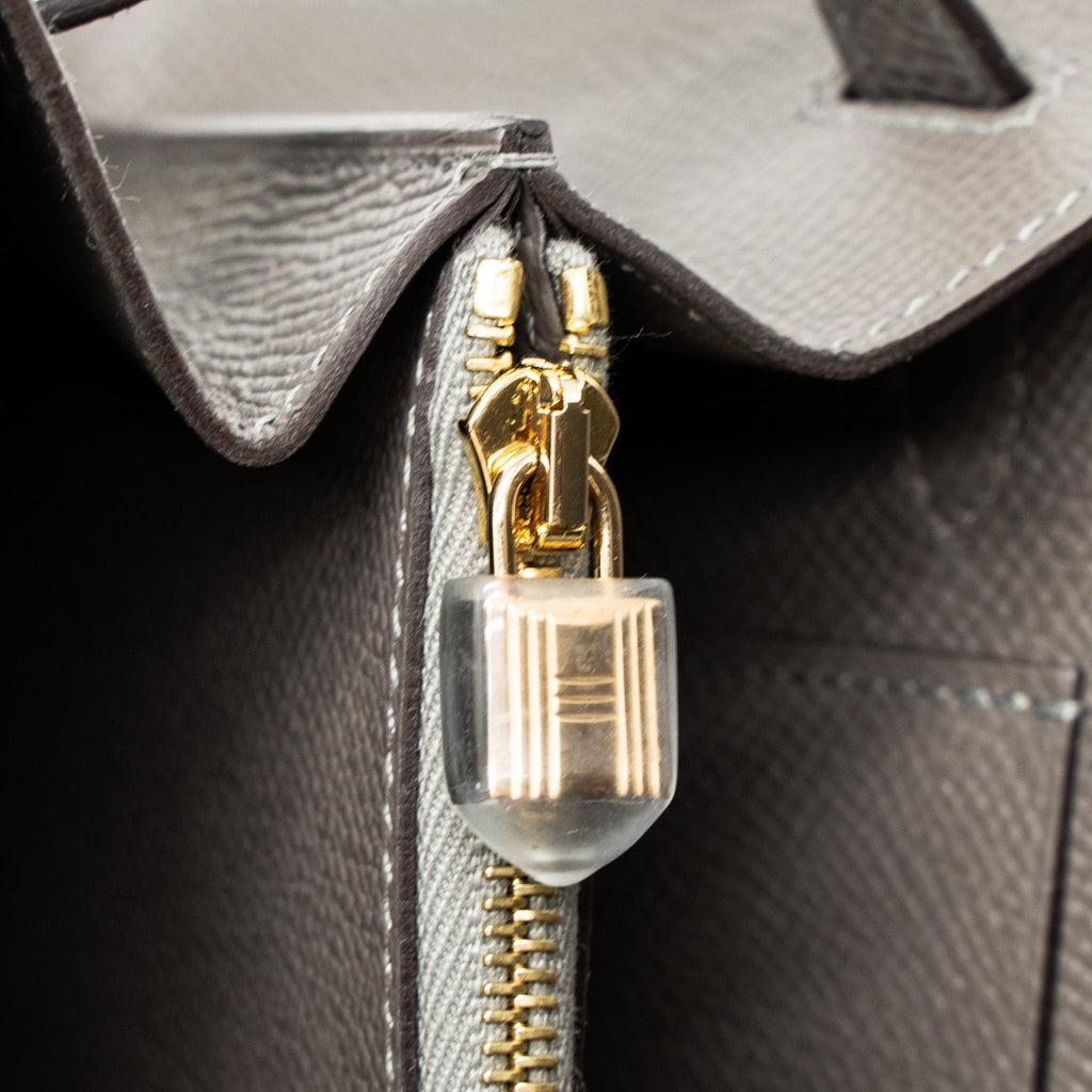 HERMES KELLY TO GO EPSOM GRIS MEYER GHW