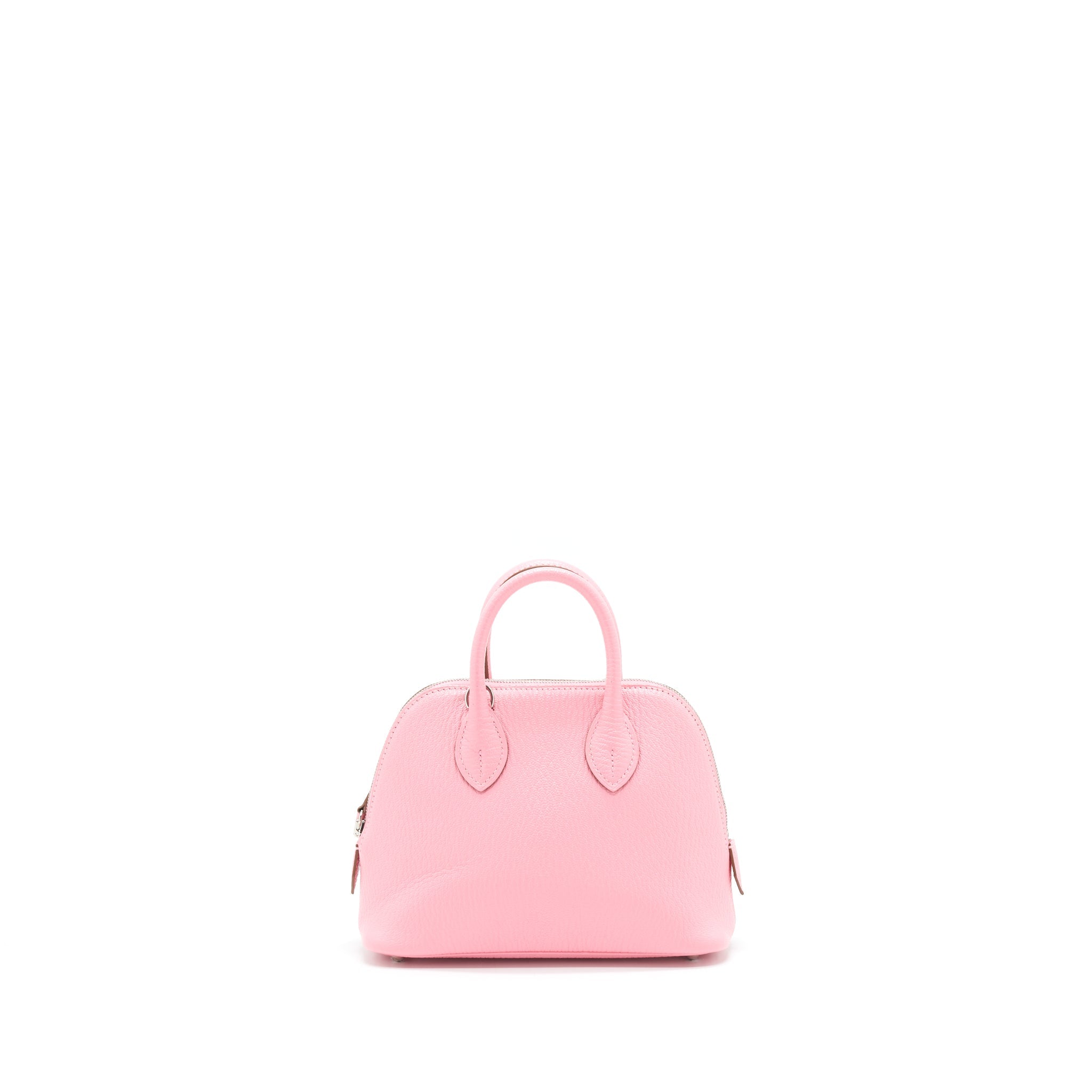 HERMES MINI BOLIDE CHÈVRE MYSORE ROSE CONFETTI SHW