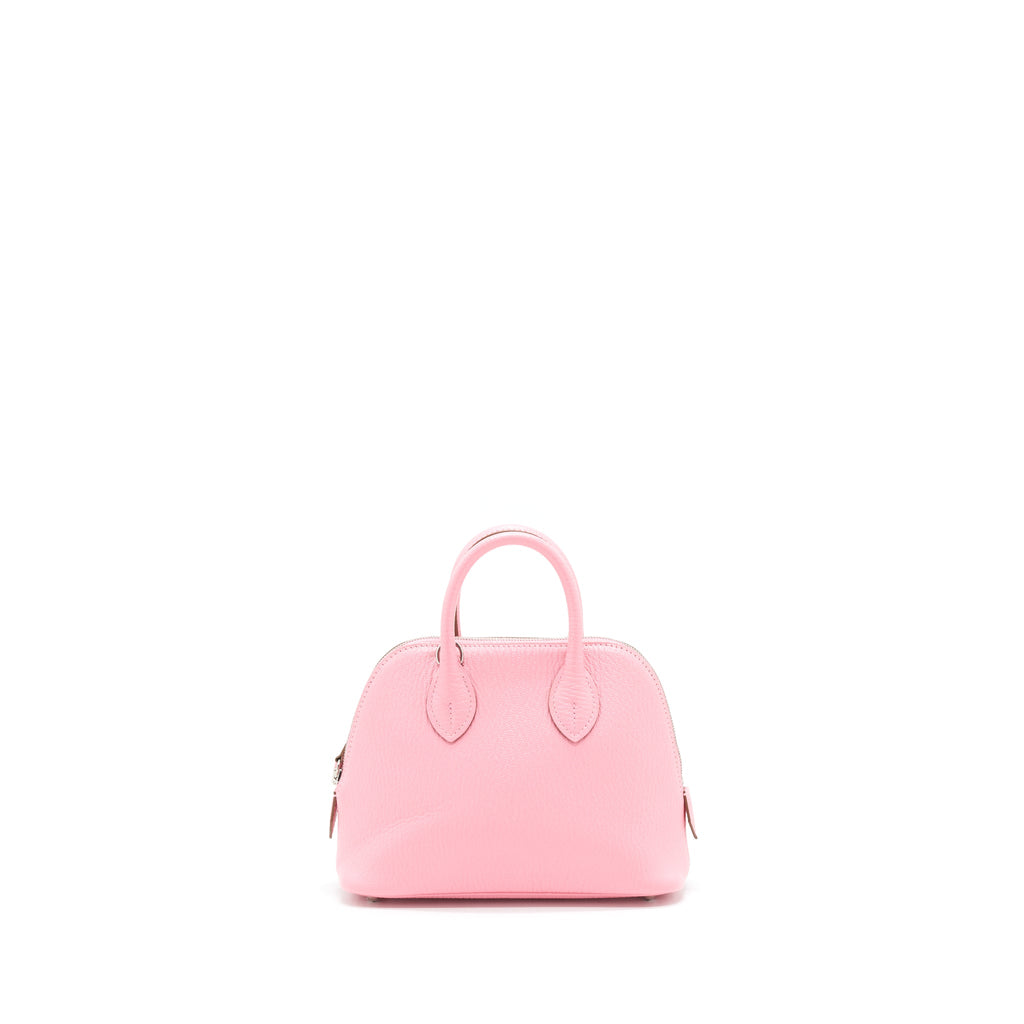 HERMES MINI BOLIDE ROSE CONFETTI CHEVRE MYSORE
