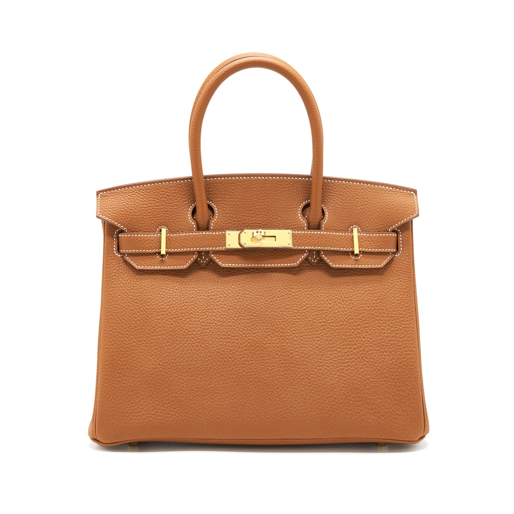 HERMES BIRKIN 30 TOGO 37 GOLD WITH GHW