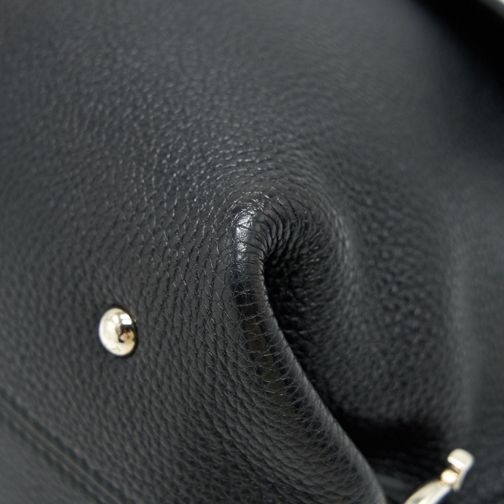 SALVATORE FERRAGAMO SOPHIA HANDLE CROSSBODY BAG IN BLACK SHW