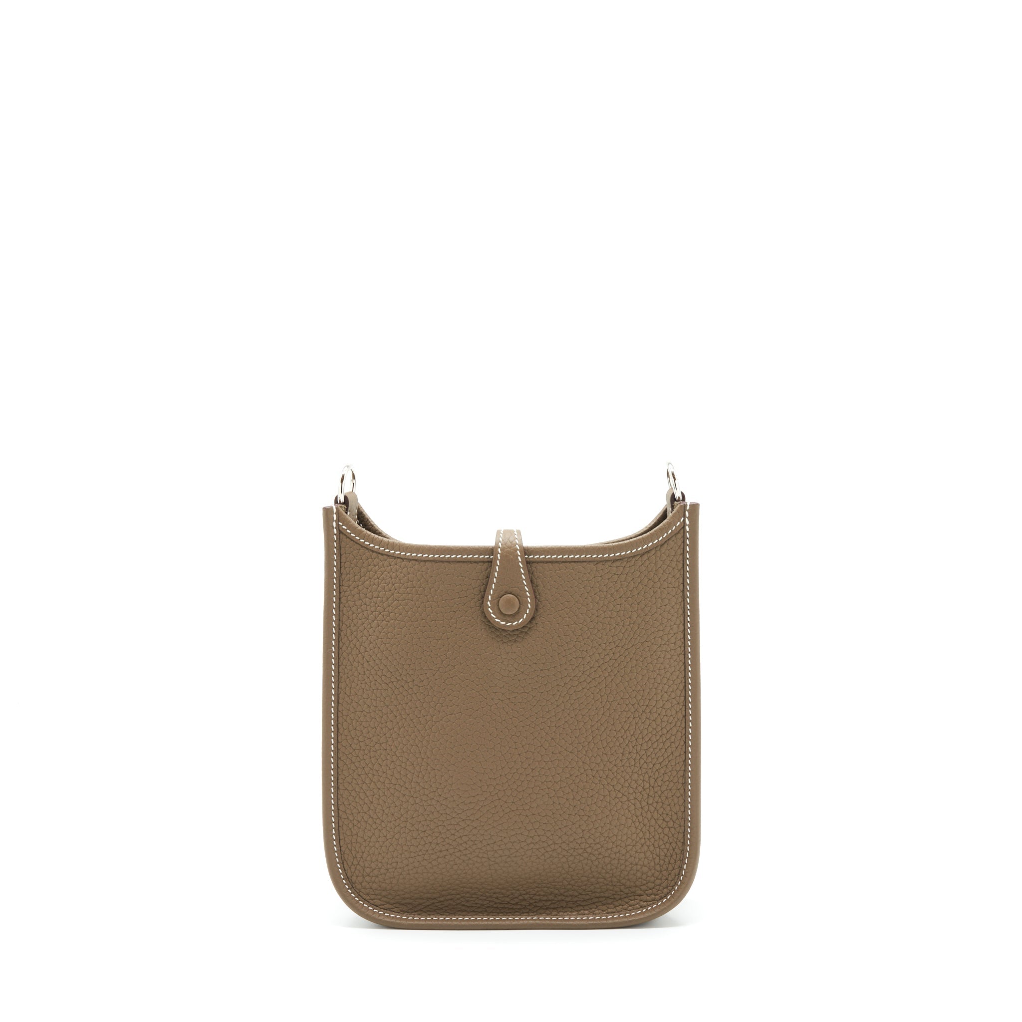 HERMES MINI EVELYNE CLEMENCE ETOUPE / BLUE INDIGO SHW