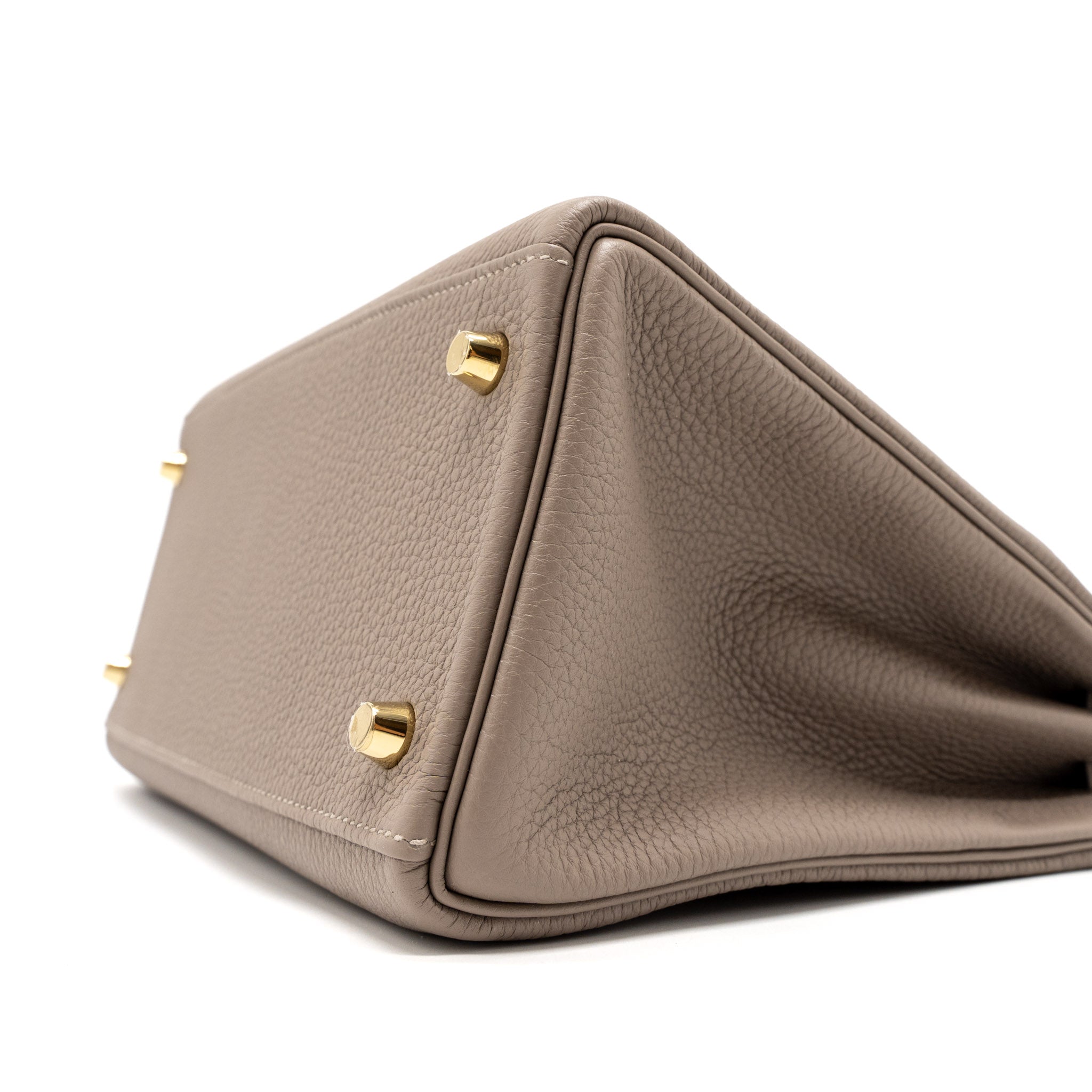 HERMES KELLY 28 TOGO M8 GRIS ASPHALTE GHW