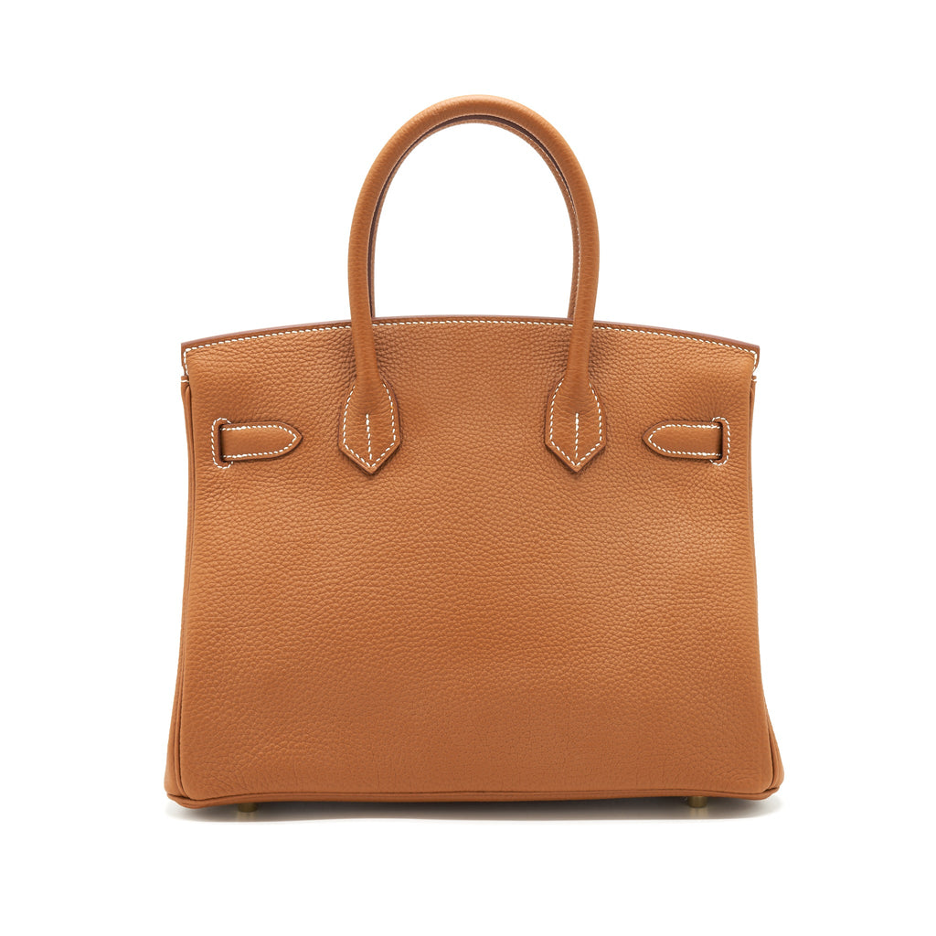 HERMES BIRKIN 30 TOGO 37 GOLD WITH GHW