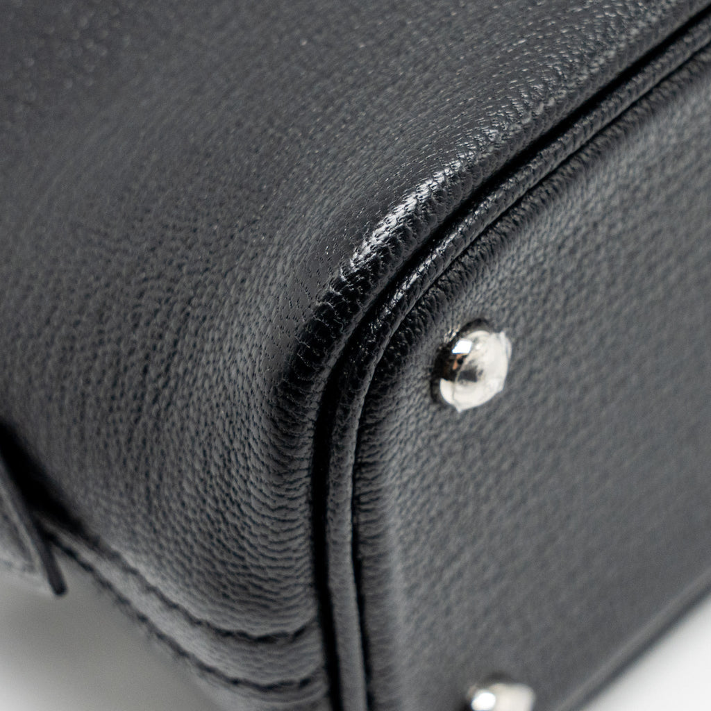 HERMES MINI BOLIDE CHÈVRE MYSORE BLACK SHW