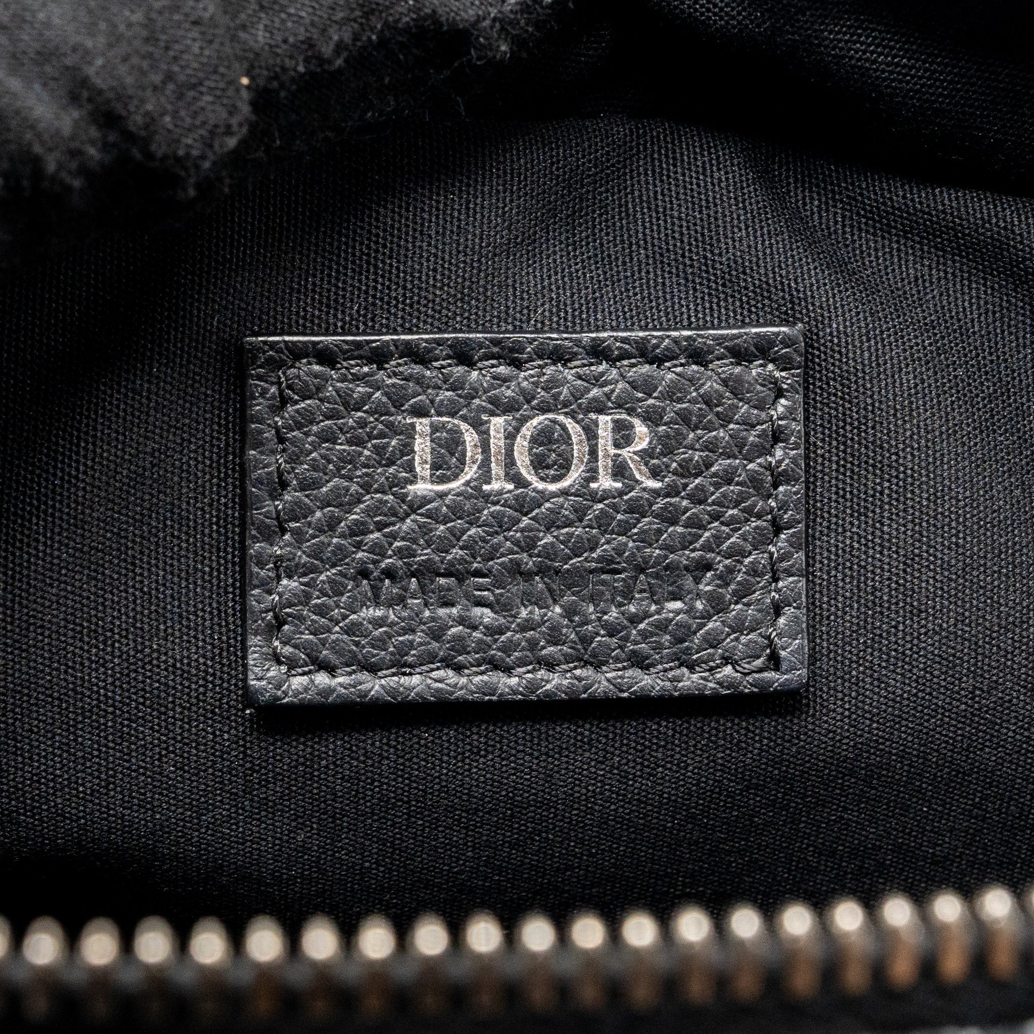 DIOR SAFARI BAG WITH STRAP BLACK OBLIQUE JACQUARD SHW