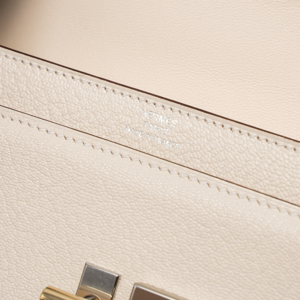 HERMES MINI VERROU CHEVRE MYSORE NATA HAVANE/CHAI/ETOUPE HARDWARE