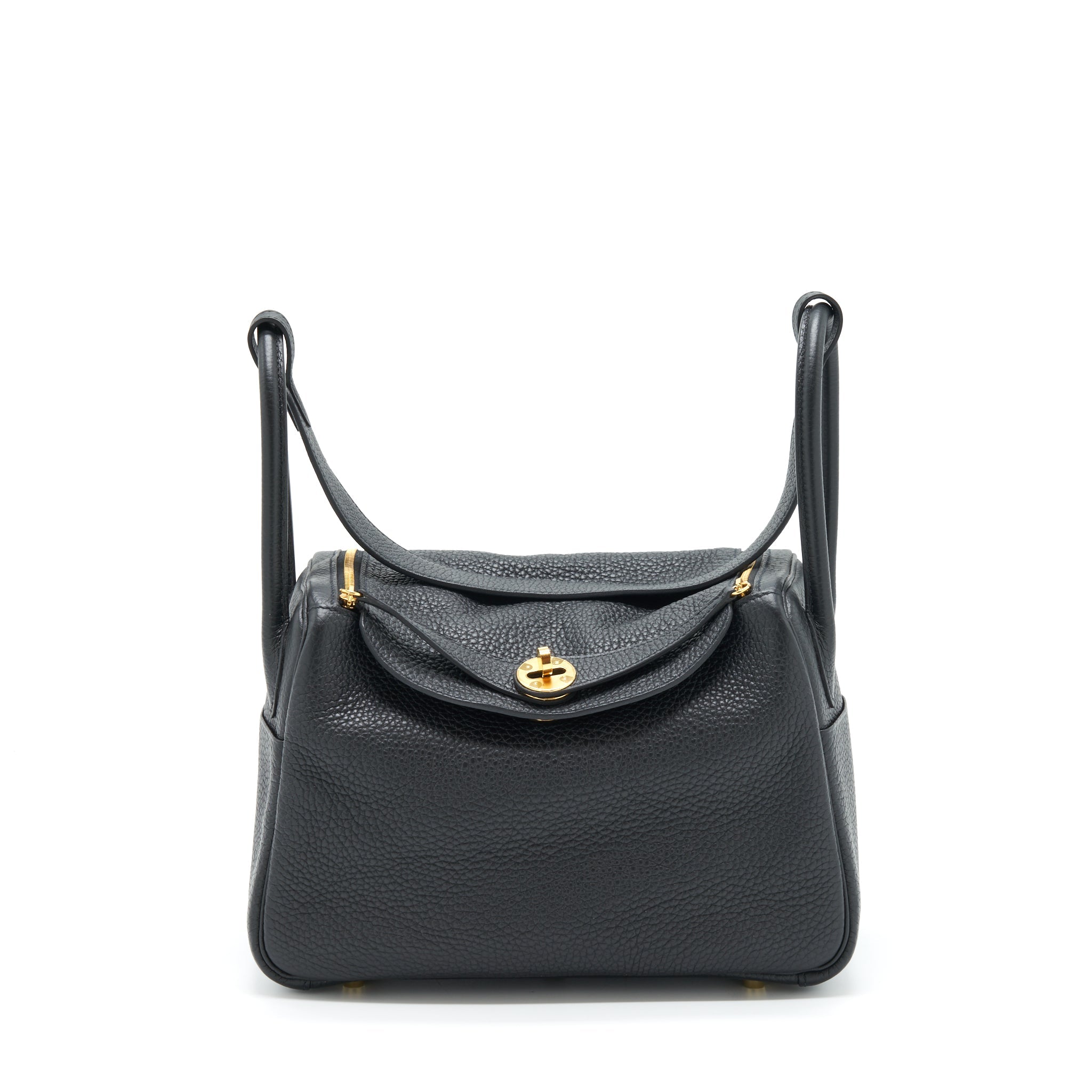 HERMES LINDY 26 CLEMENCE BLACK GHW