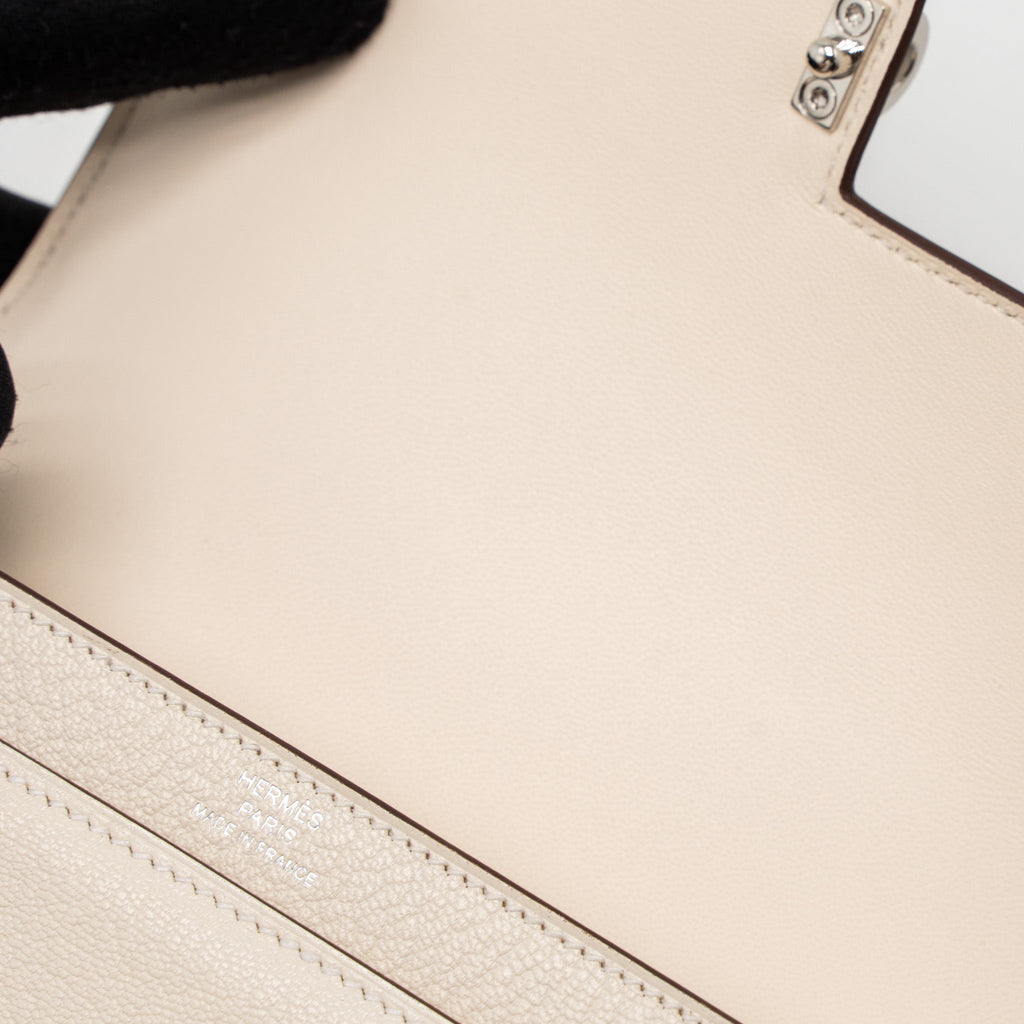 HERMES MINI VERROU CHEVRE MYSORE NATA HAVANE/CHAI/ETOUPE HARDWARE