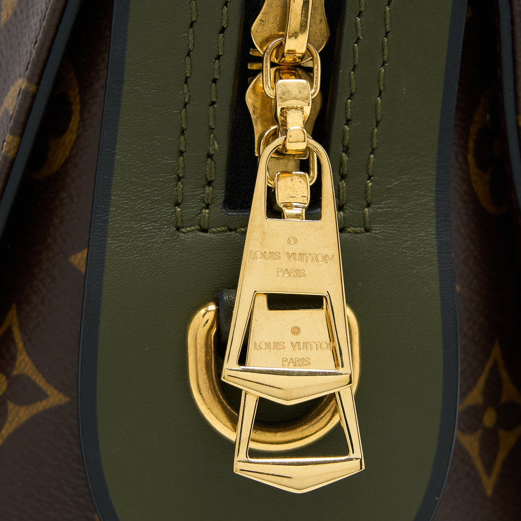 LOUIS VUITTON TUILERIES BAG MONOGRAM CANVAS GREEN/RED GHW