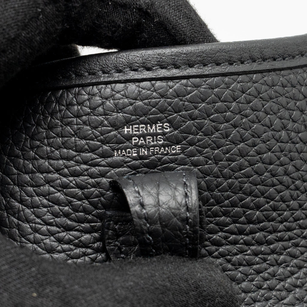 HERMES MINI EVELYNE CLEMENCE BLACK SHW