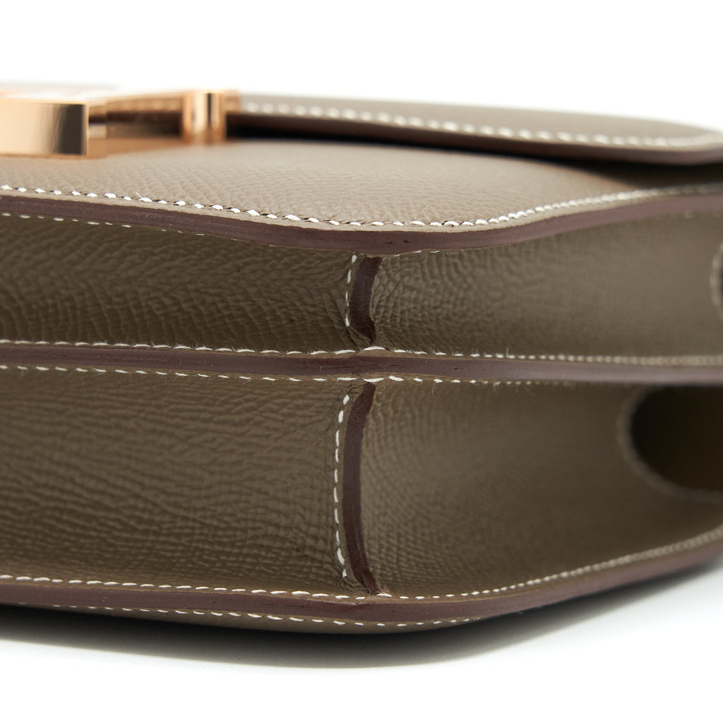 HERMES MINI CONSTANCE EPSOM ETOUPE RGHW