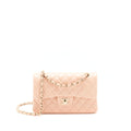 CHANEL SMALL CLASSIC DOUBLE FLAP BAG LAMBSKIN PINK LGHW