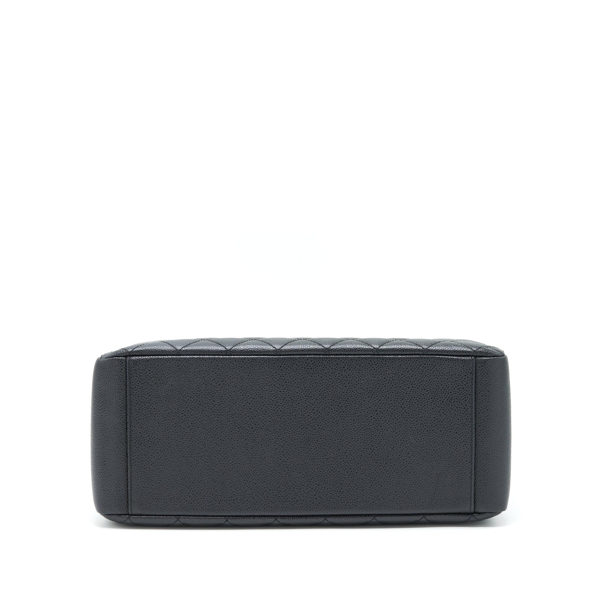 CHANEL GRAND SHOPPING TOTE GST CAVIAR BLACK SHW