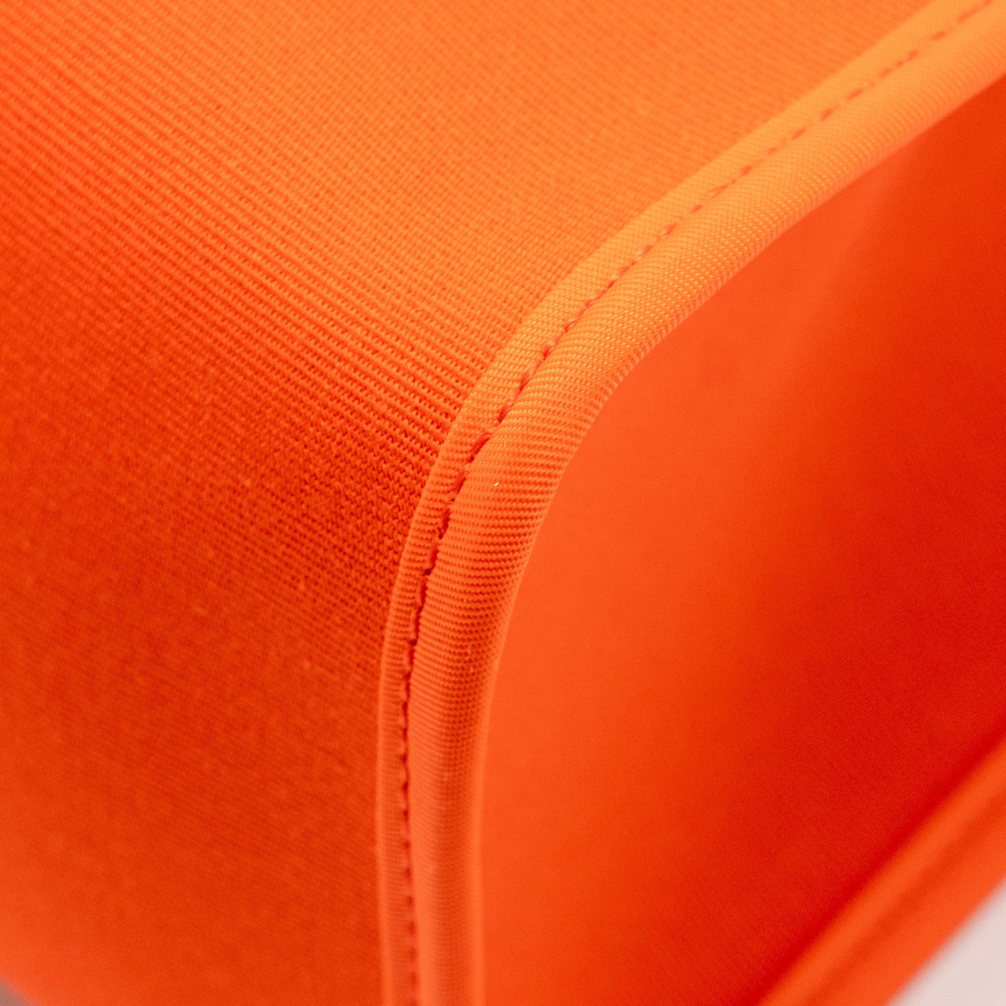 HERMES HERBAG 31 ZIP BAG CANVAS/NATURAL HUNTER ORANGE POPPY SHW