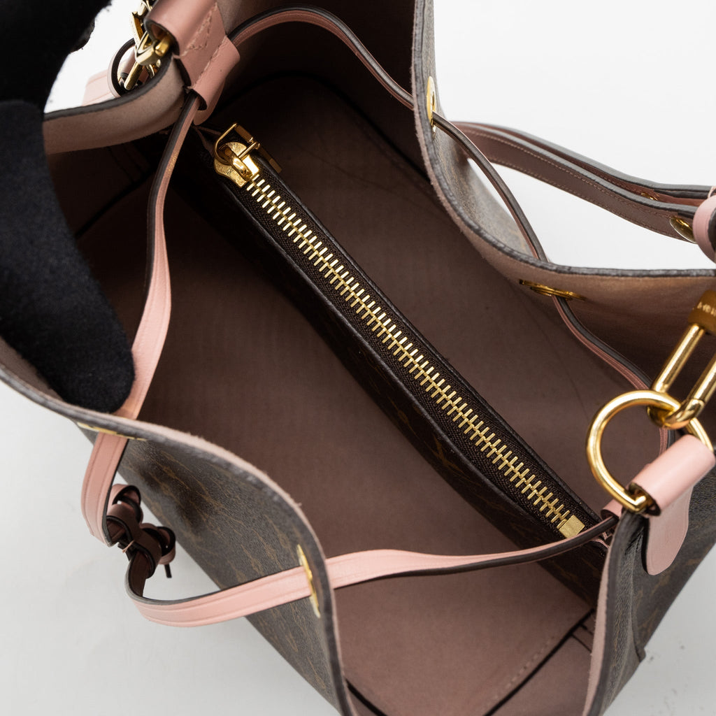 LOUIS VUITTON NEONOE MONOGRAM CANVAS ROSE POUDRE GHW (NEW VERSION)