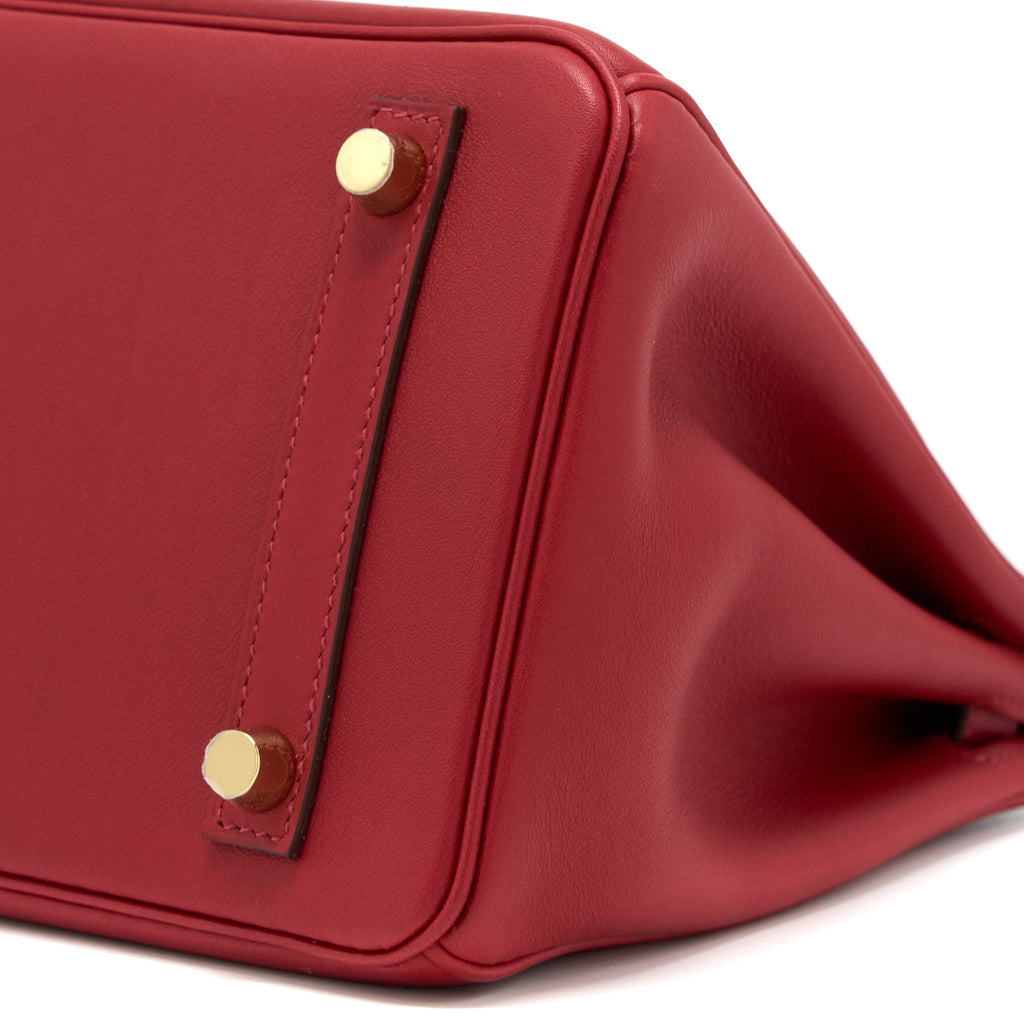 HERMES BIRKIN 25 SWIFT RED GHW