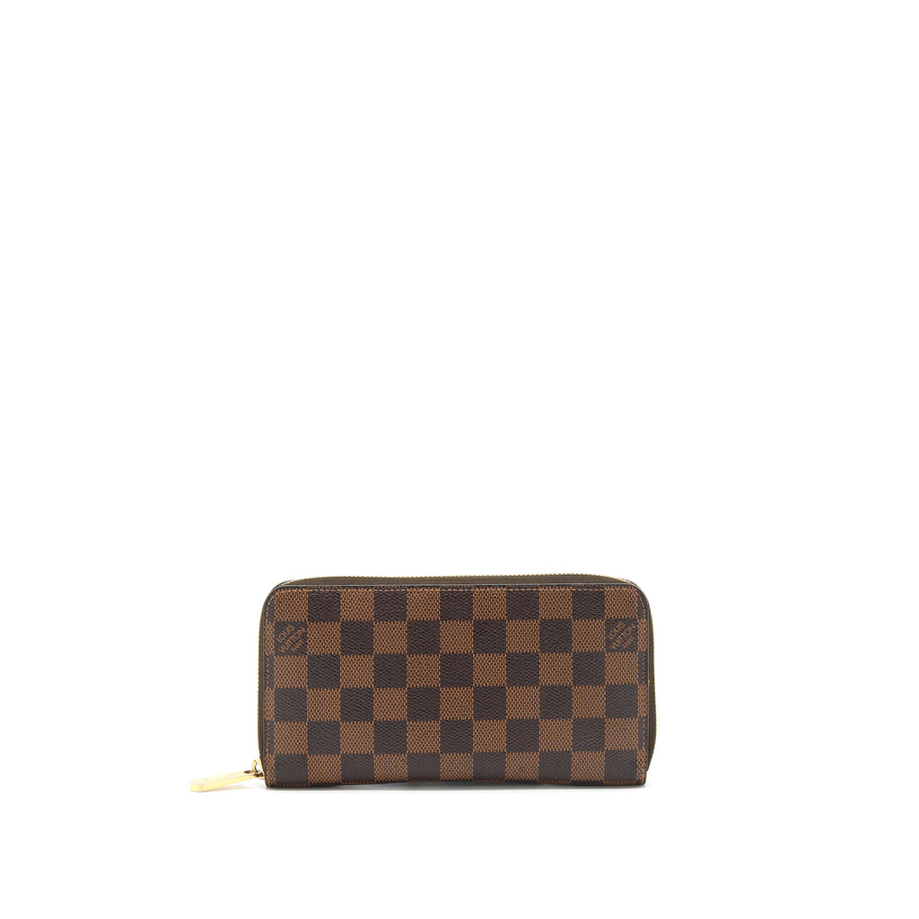 LOUIS VUITTON ZIPPY WALLET IN DAMIER EBENE