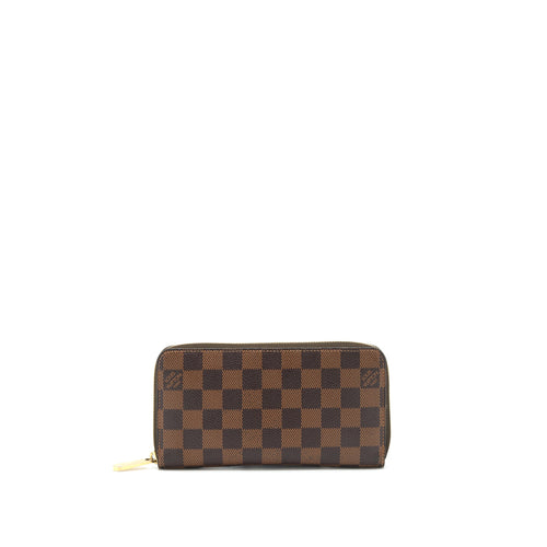 LOUIS VUITTON ZIPPY WALLET IN DAMIER EBENE