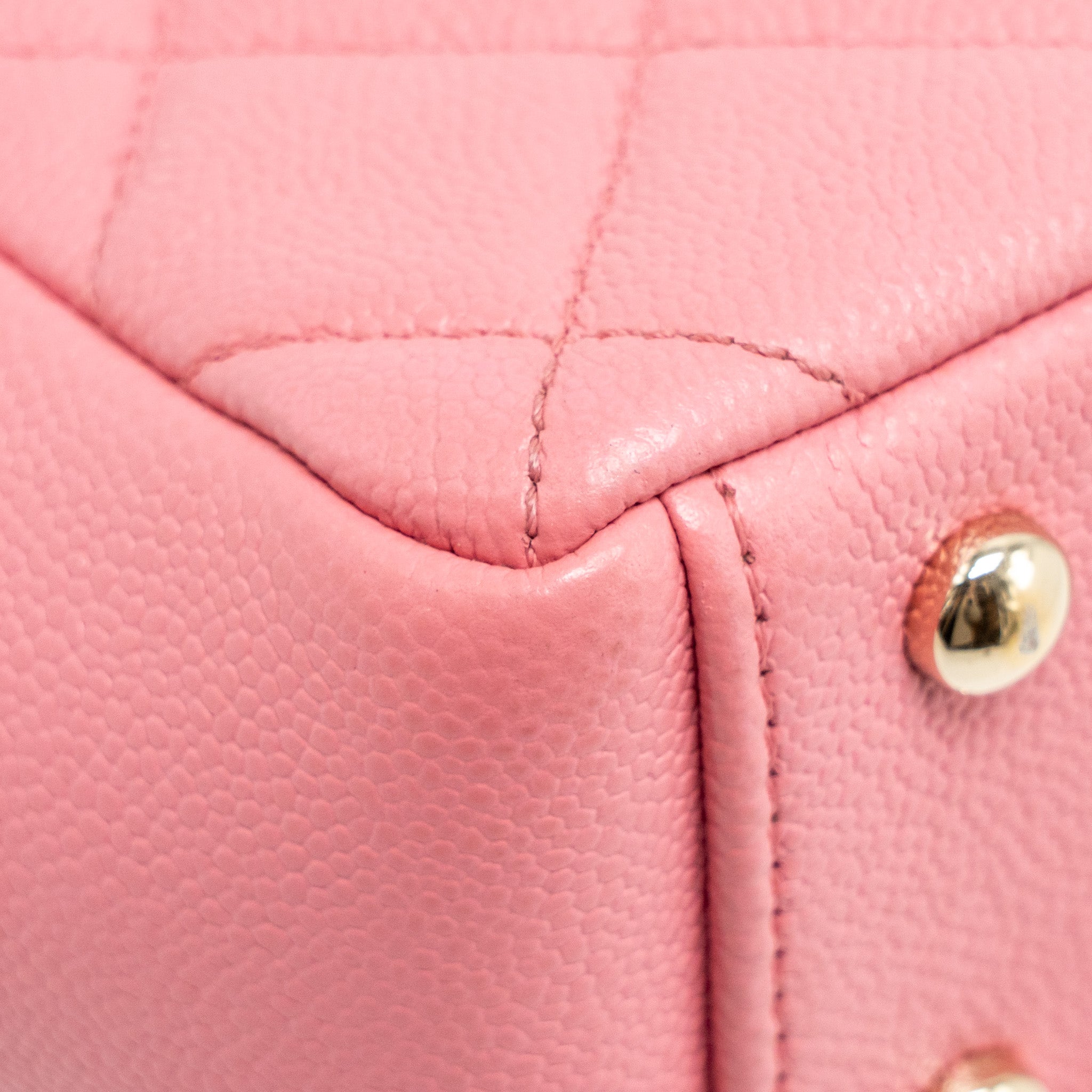 CHANEL SMALL BUSINESS AFFINITY CAVIAR PINK LGHW(MICROCHIP)