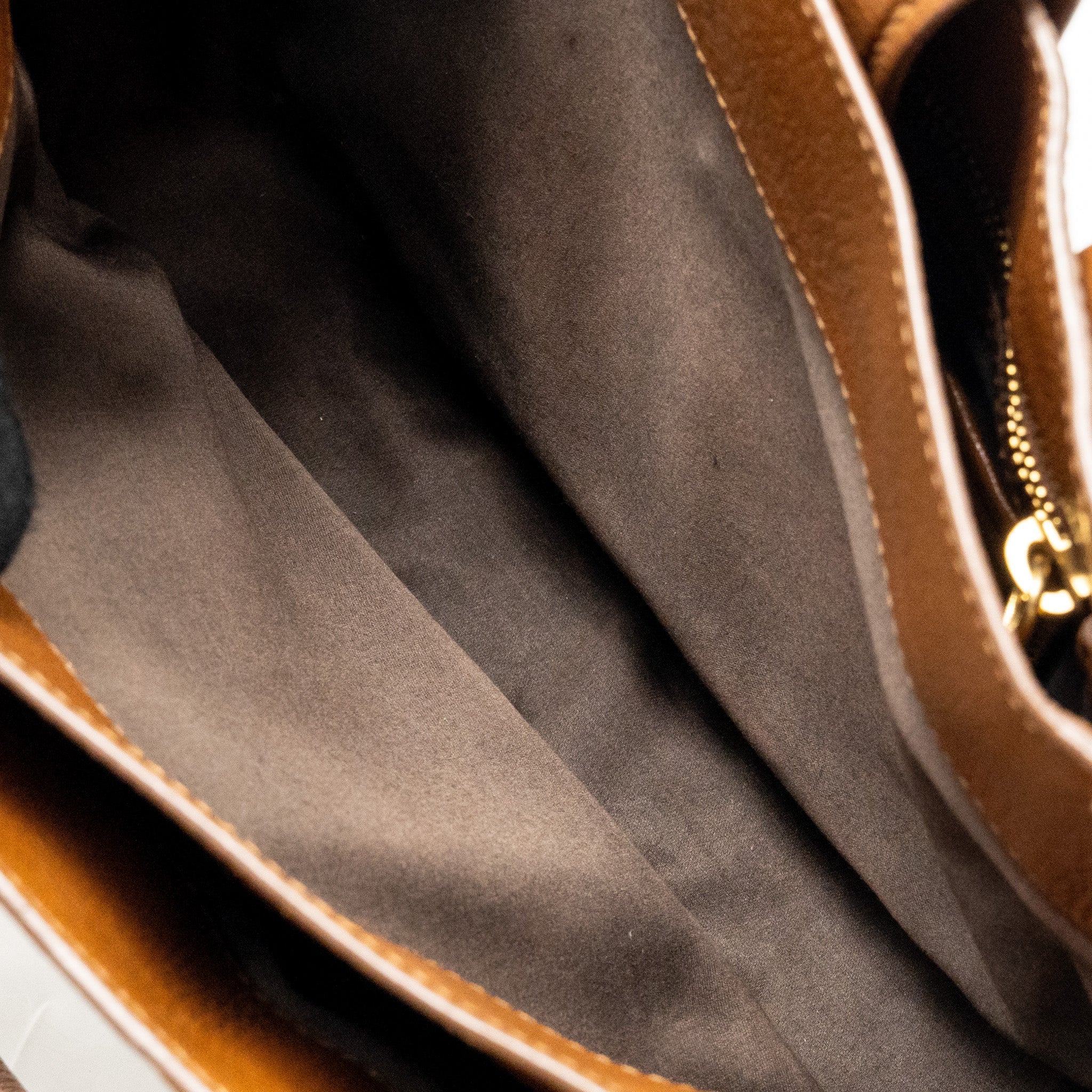 MIU MIU MADRAS TOTE BAG CALFSKIN BROWN GHW