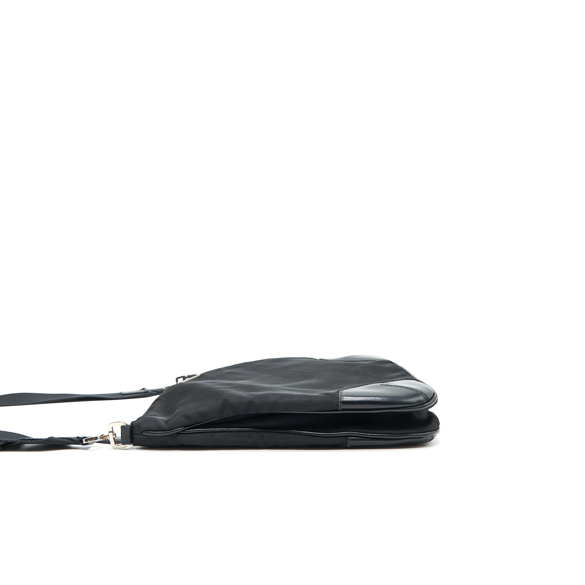 PRADA NYLON CROSSBODY BAG IN BLACK