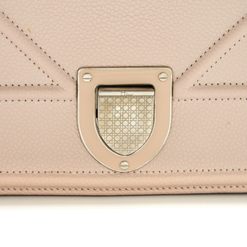 DIOR MEDIUM DIORAMA BAG GRAINED CALFSKIN BEIGE SHW