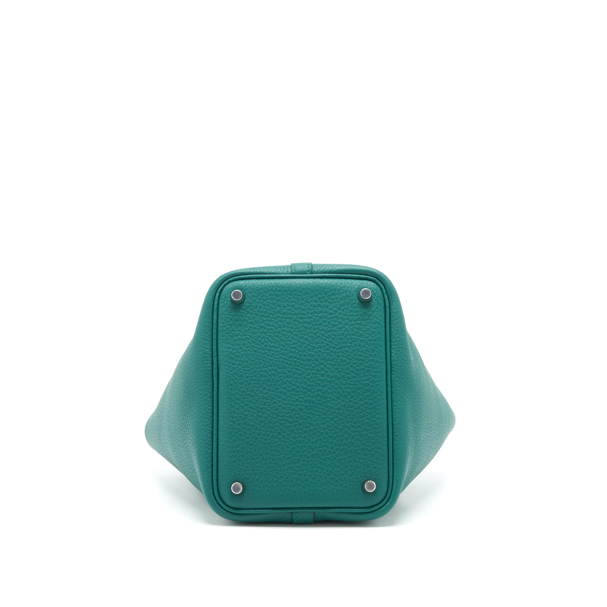 HERMES PICOTIN 18 LOCK BAG CLEMENCE Z6 MALACHITE SHW