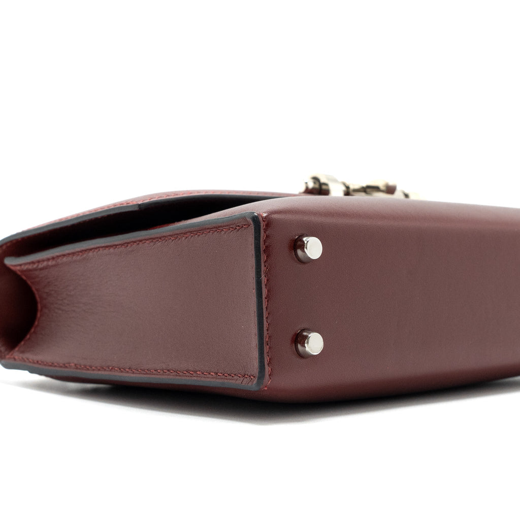 HERMES MINI VERROU BAG TADELAKT ROUGE H SHW