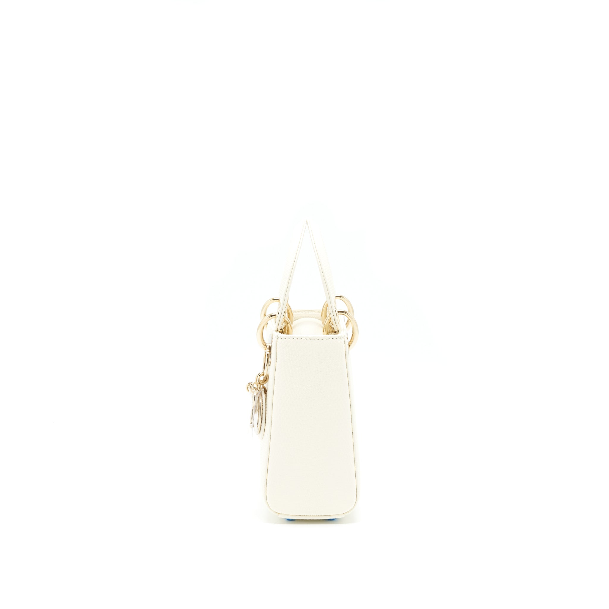DIOR LIZARD MINI LADY DIOR WHITE  LGHW