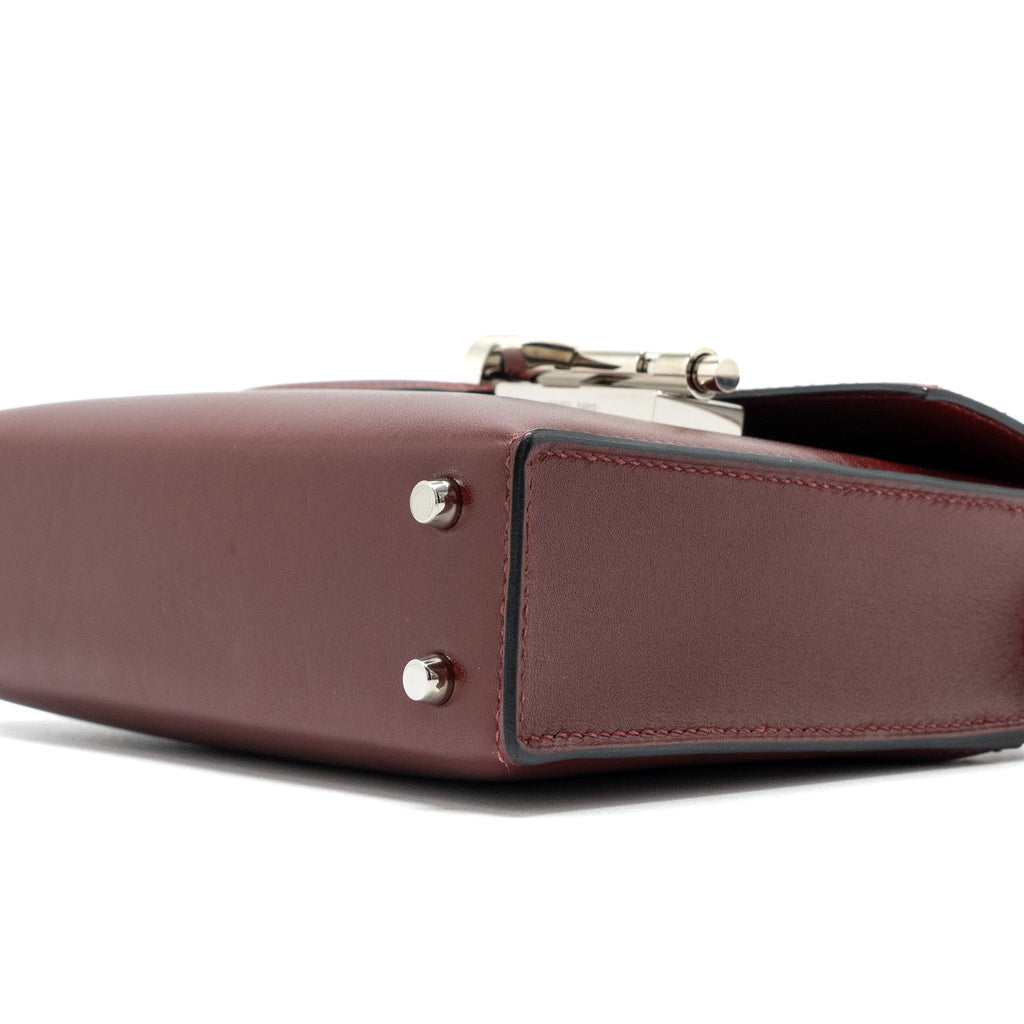 HERMES MINI VERROU BAG TADELAKT ROUGE H SHW