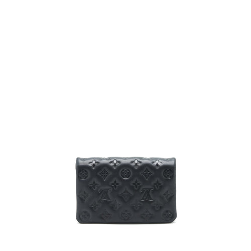 LOUIS VUITTON POCHETTE COUSSIN LAMBSKIN BLACK GHW
