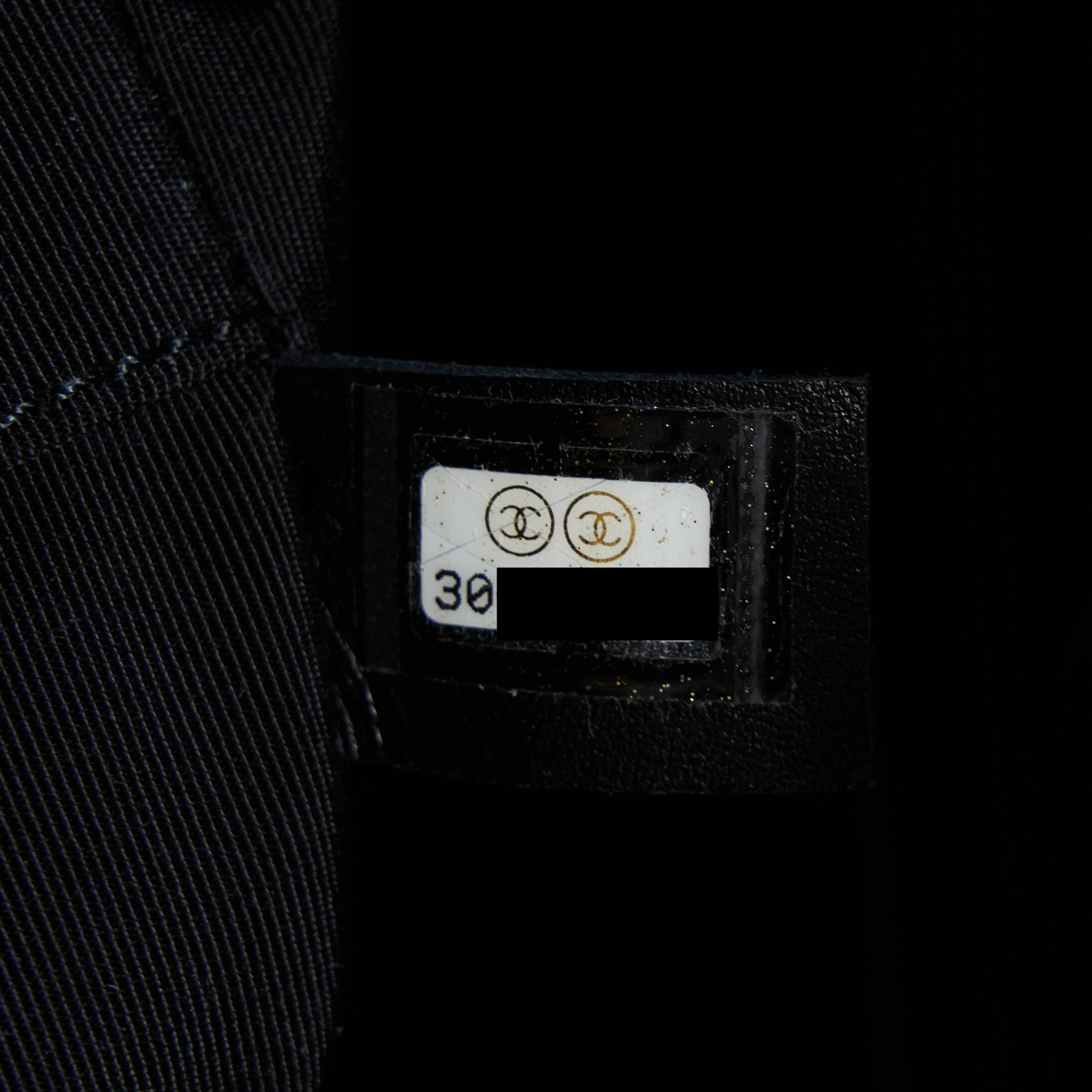 CHANEL DEAUVILLE TOTE BAG CALFSKIN BLACK WITH DETAIL LOGO GHW
