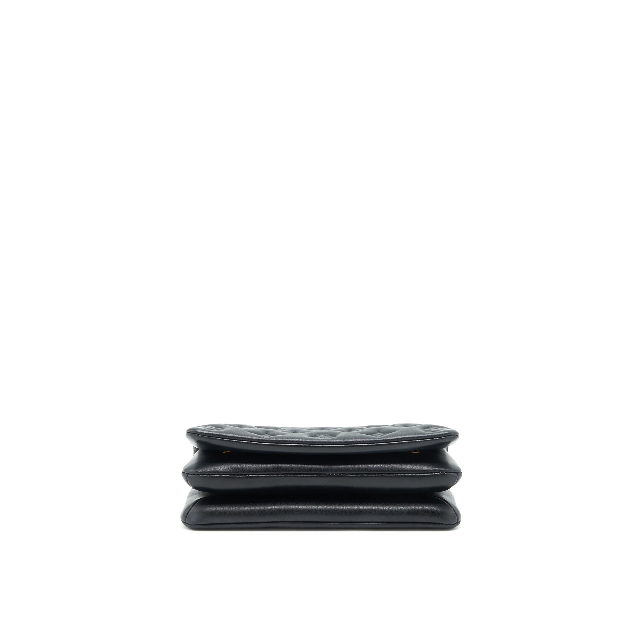 LOUIS VUITTON POCHETTE COUSSIN LAMBSKIN BLACK GHW
