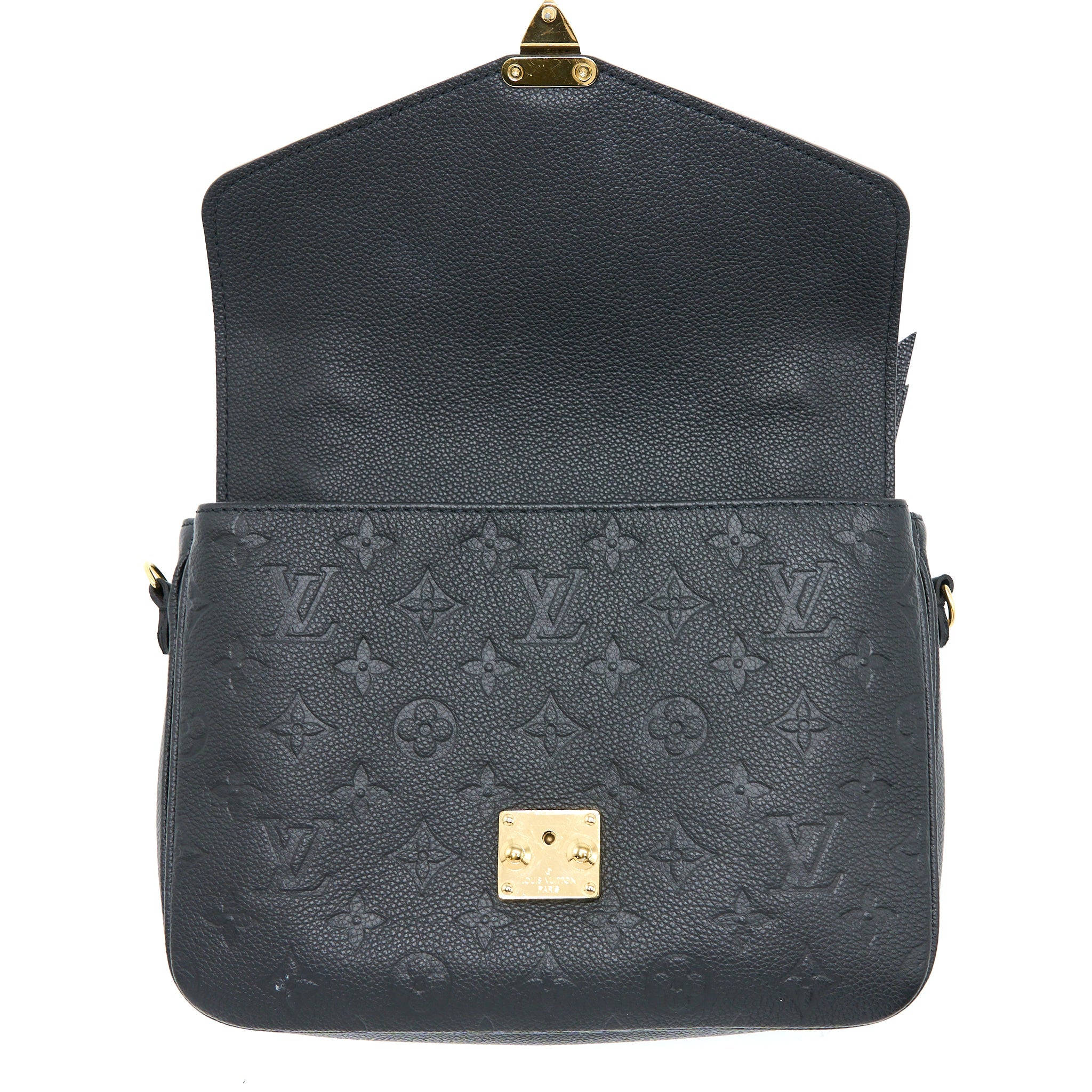 LOUIS VUITTON POCHETTE METIS MONOGRAM EMPRIENTE BLACK GHW