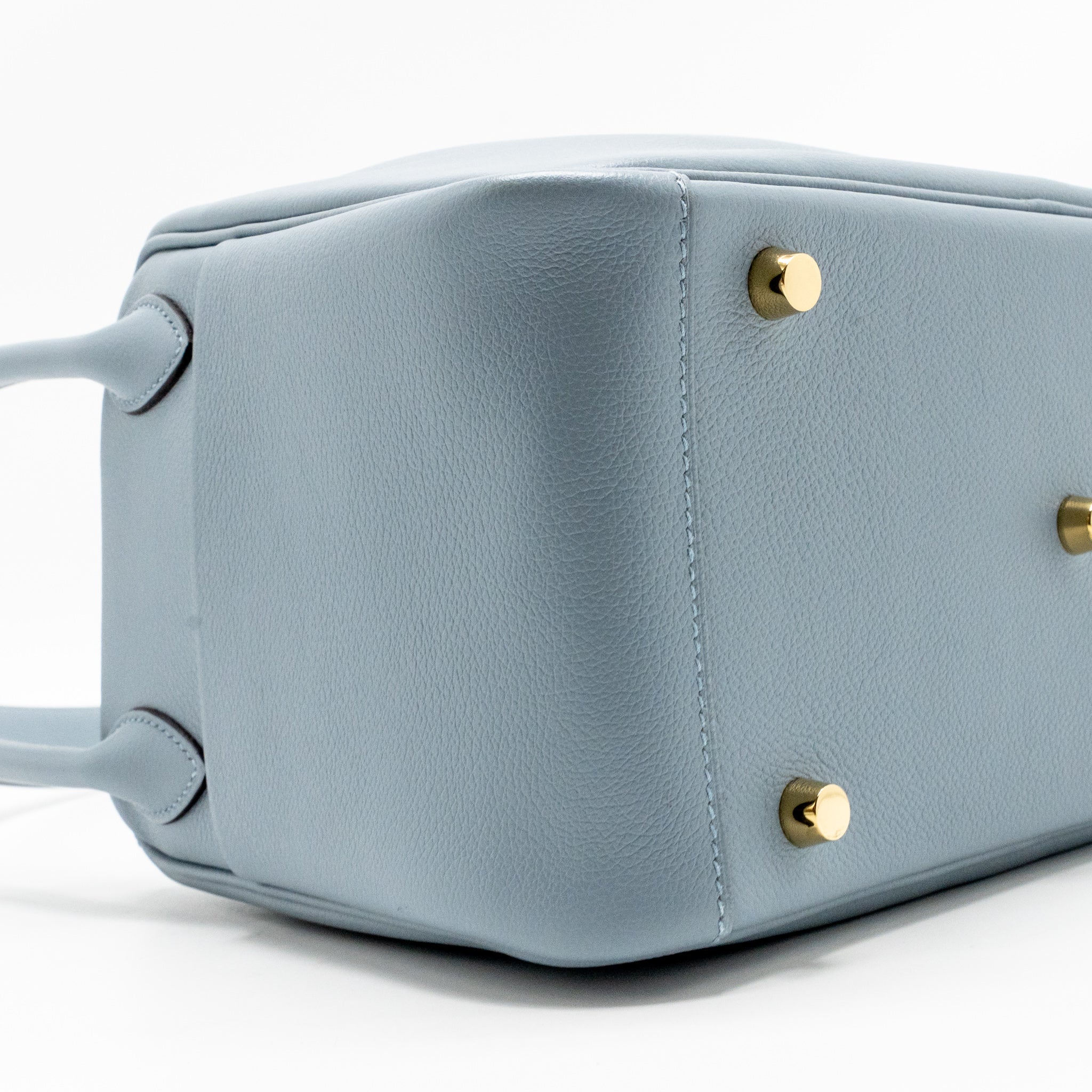 HERMES LINDY 26 EVERCOLOR BLEU LIN GHW