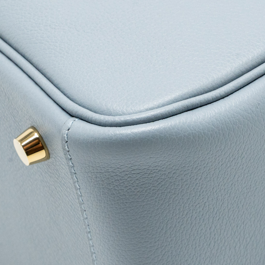 HERMES LINDY 26 EVERCOLOR BLEU LIN GHW