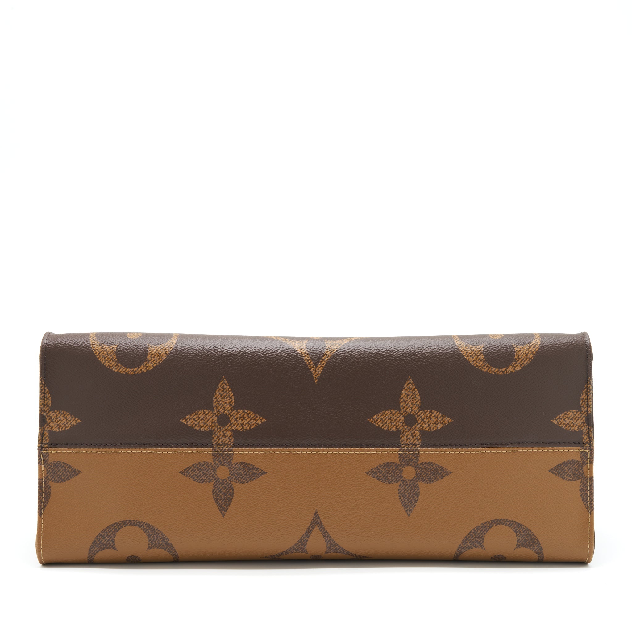 LOUIS VUITTON ON THE GO GM MONOGRAM REVERSE CANVAS GHW