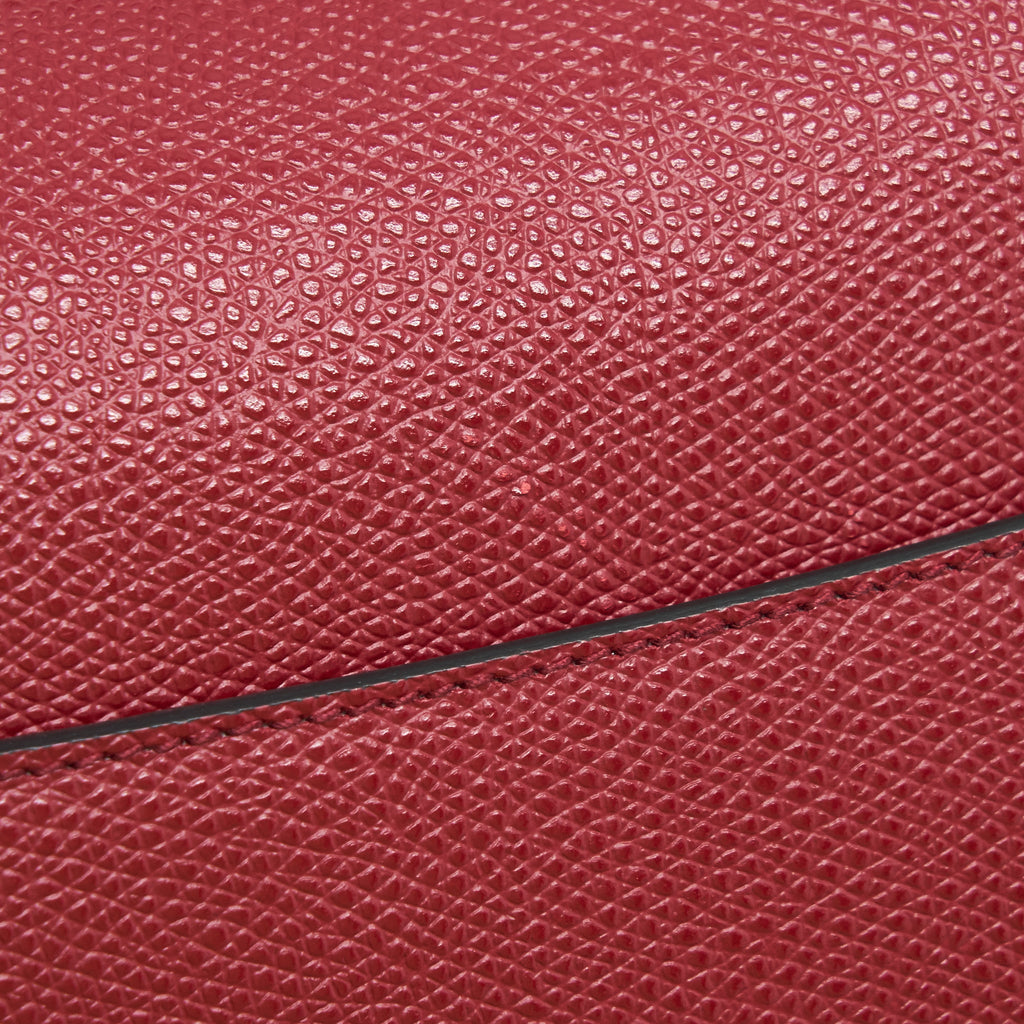 DIOR MEDIUM SADDLE BAG GRAINED CALFSKIN RED GHW