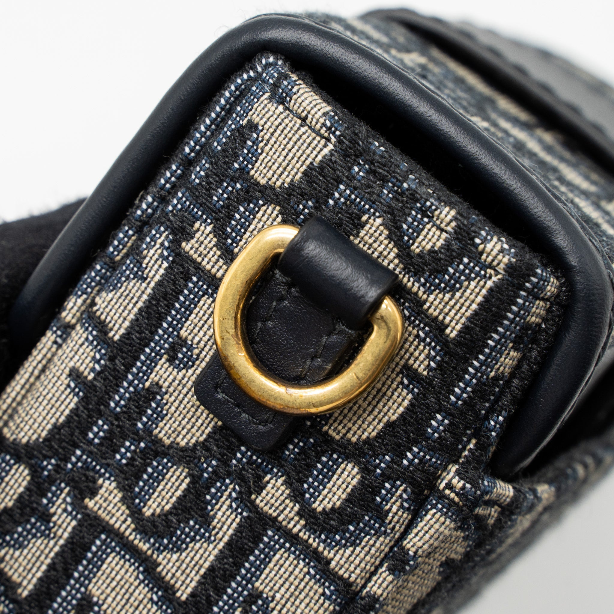 DIOR 30 MONTAIGNE BOX BAG BLUE DIOR OBLIQUE JACQUARD GHW