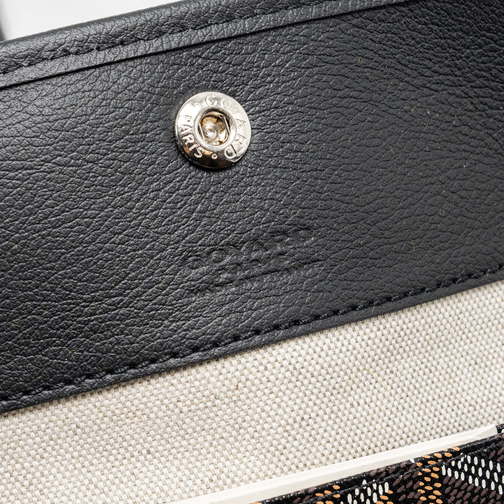 GOYARD BOHEME HOBO BAG GOYARDLINE CANVAS / CALFSKIN BLACK SHW