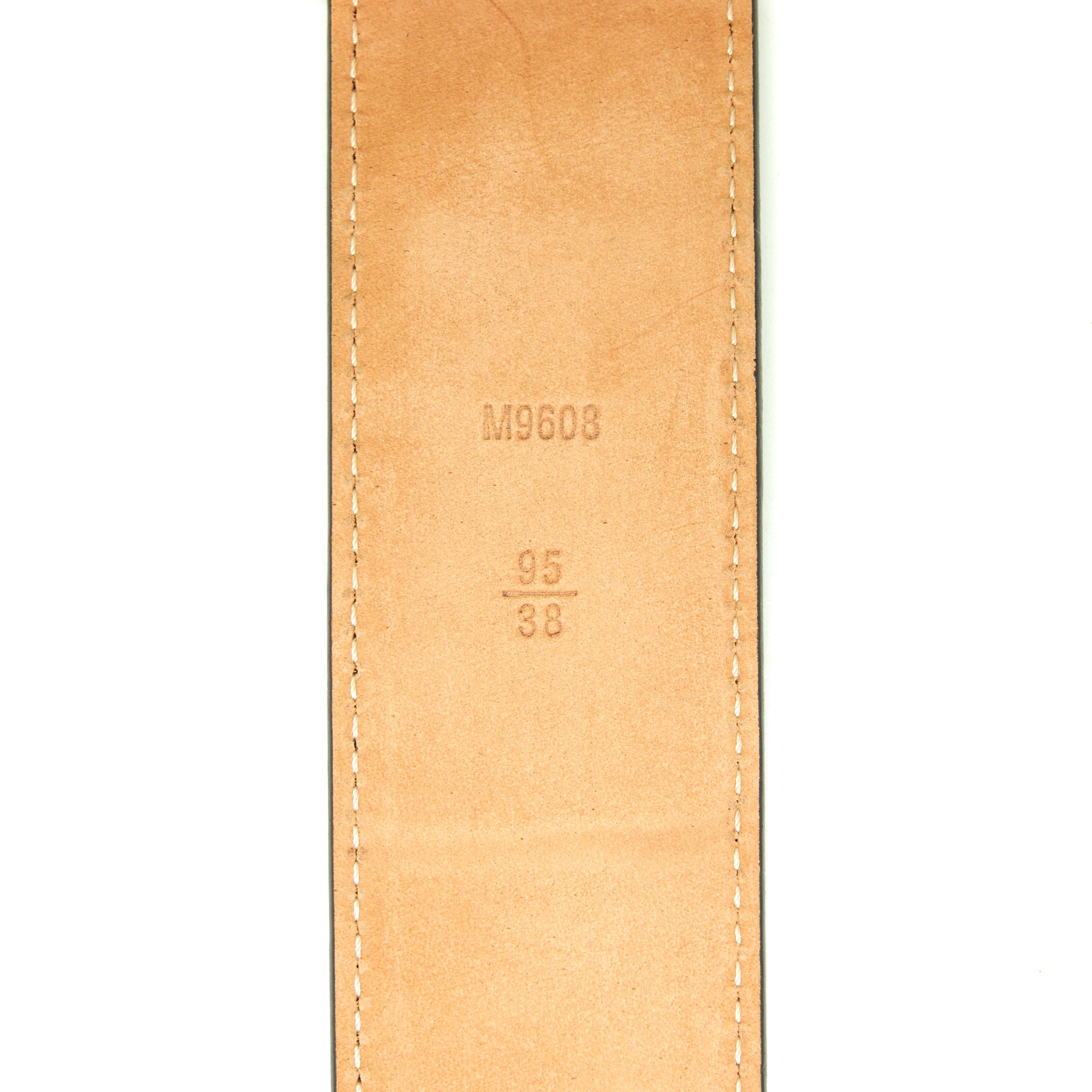 LOUIS VUITTON SIZE 95 BELT MONOGRAM GHW