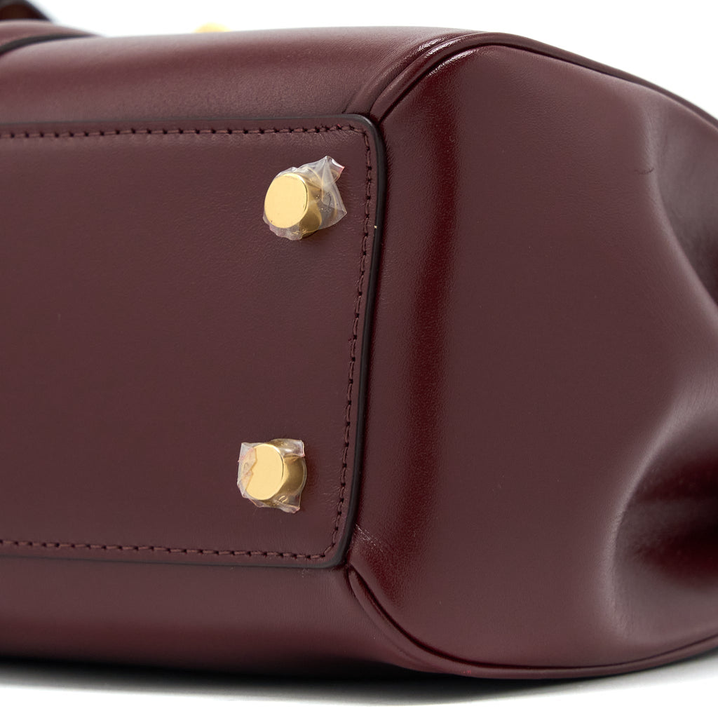 CELINE SMALL 16 BAG LIGHT BURGUNDY CALFSKIN GHW