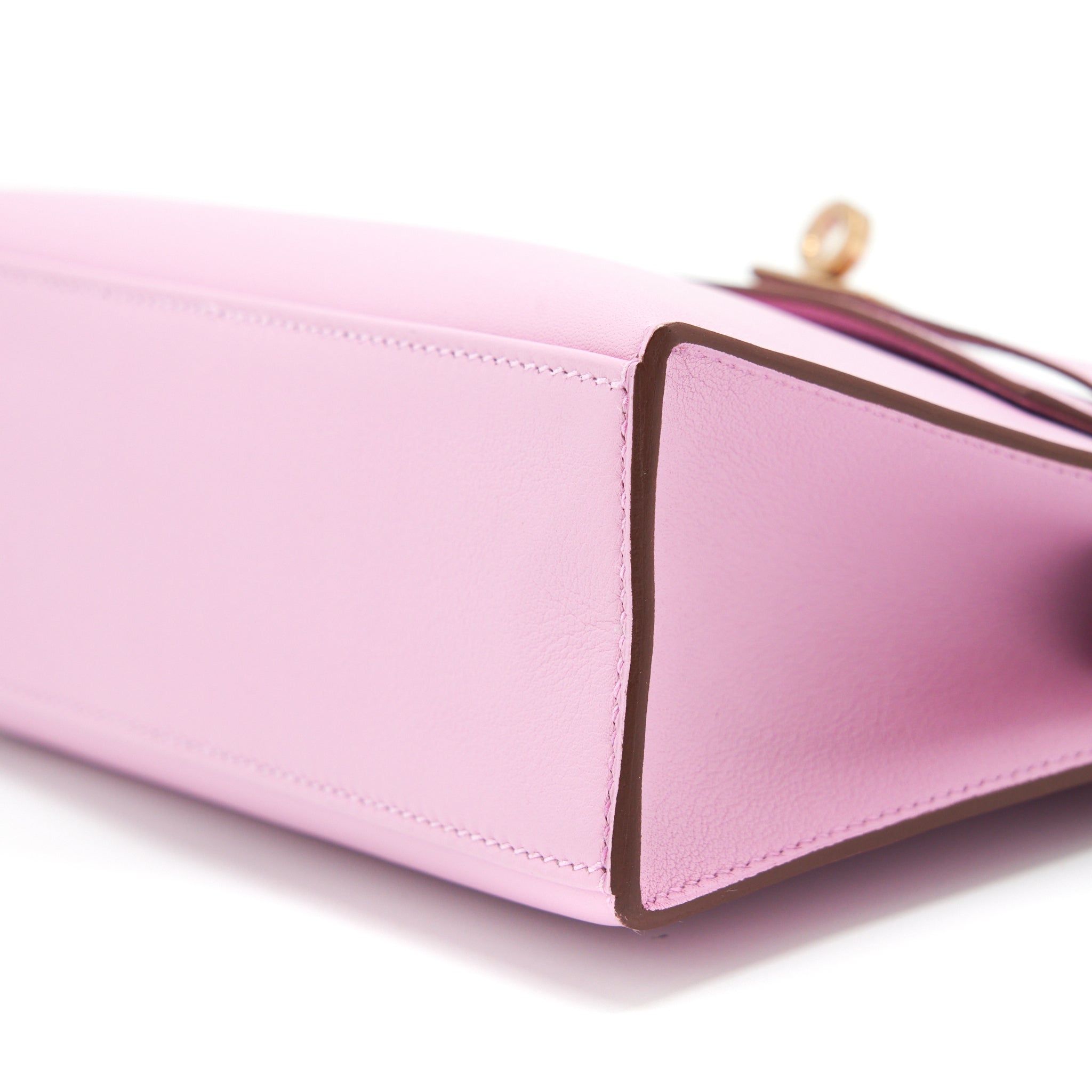 HERMES KELLY POCHETTE SWIFT X9 MAUVE SYLVESTRE RGHW