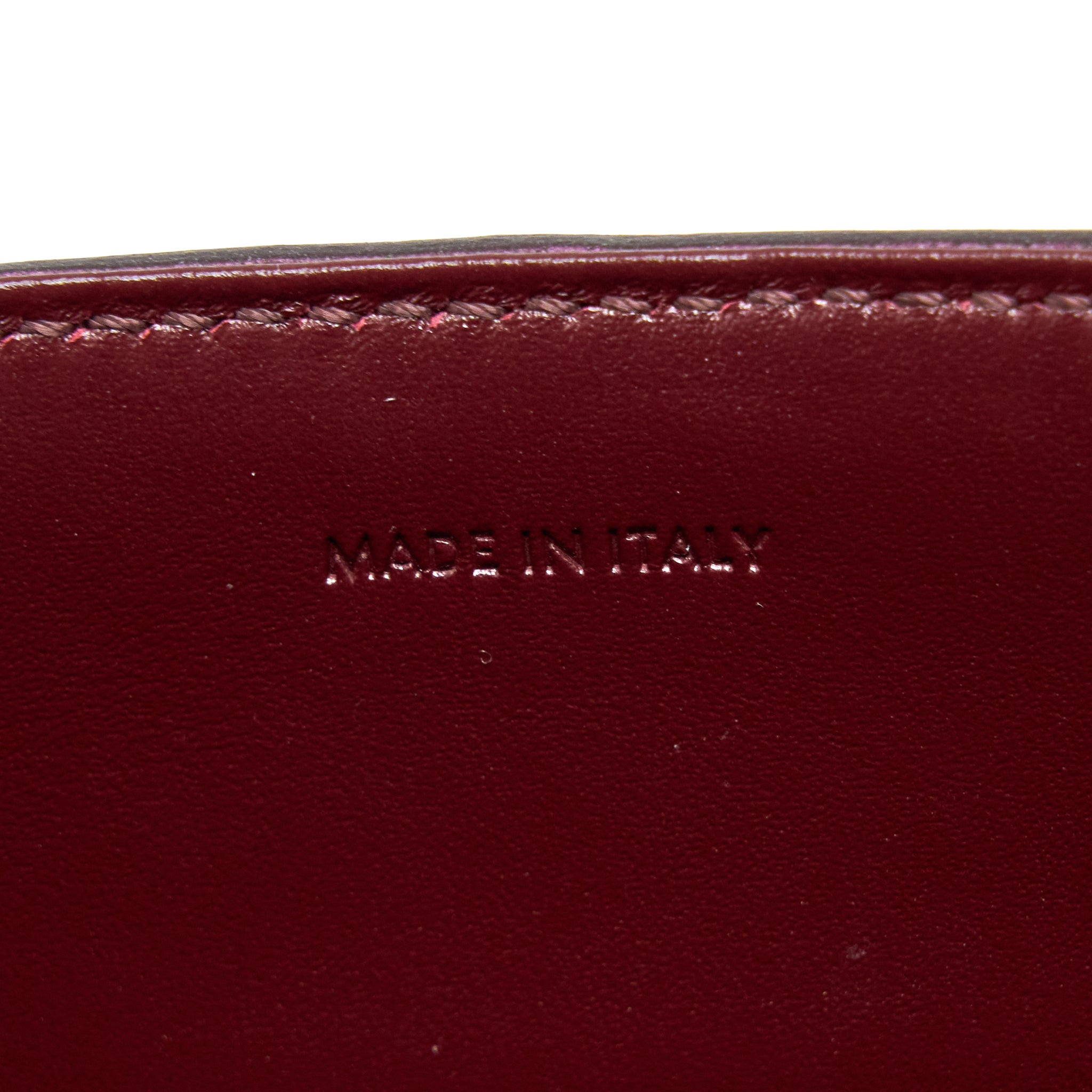 CELINE SMALL 16 BAG LIGHT BURGUNDY CALFSKIN GHW