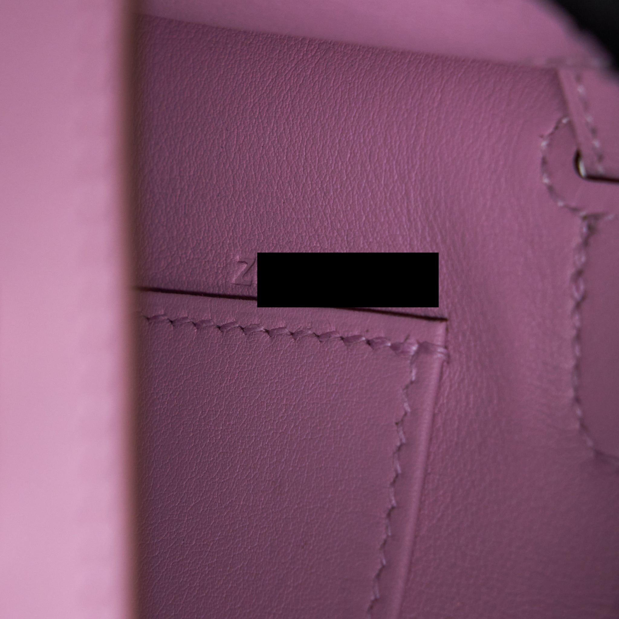 HERMES KELLY POCHETTE SWIFT X9 MAUVE SYLVESTRE RGHW