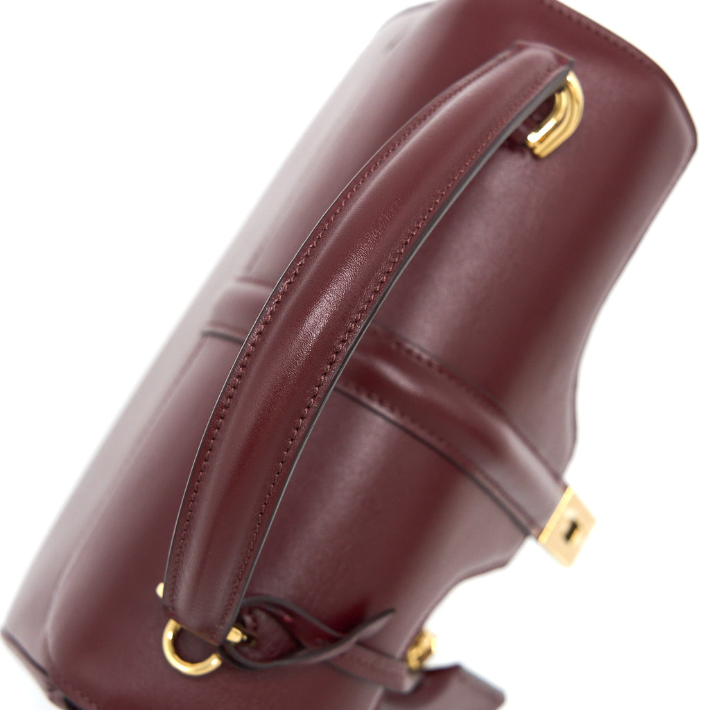 CELINE SMALL 16 BAG LIGHT BURGUNDY CALFSKIN GHW