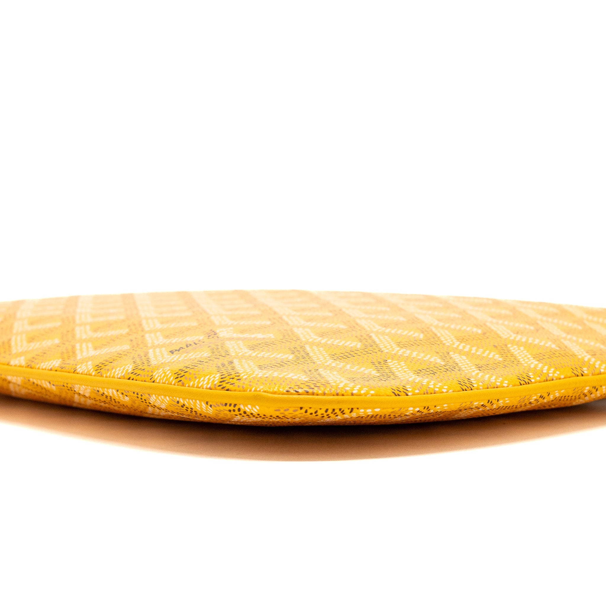 GOYARD CLUTCH BAG CANVAS YELLOW SHW