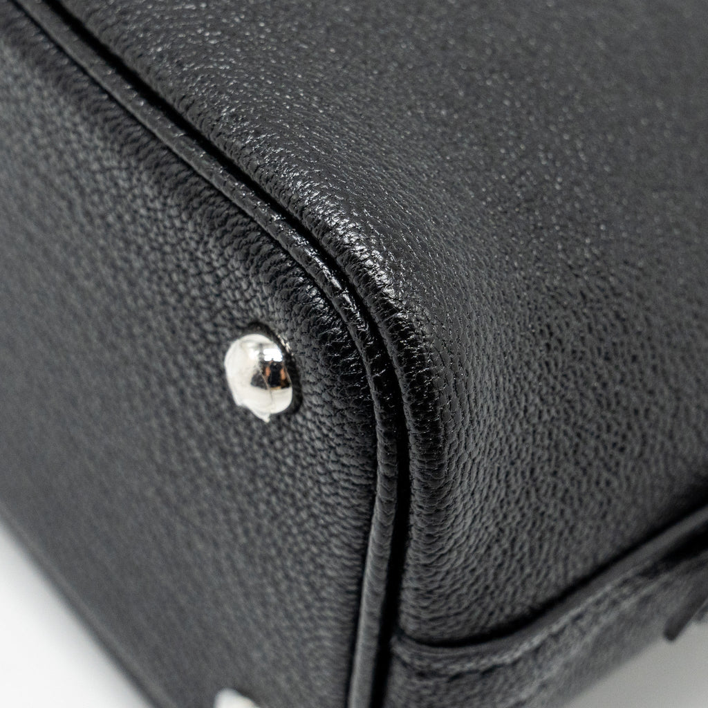 HERMES MINI BOLIDE CHEVRE MYSORE BLACK SHW