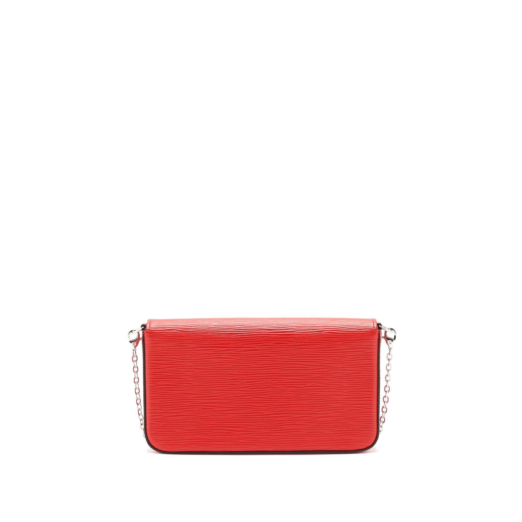 LOUIS VUITTON FELICIE POCHETTE RED SHW